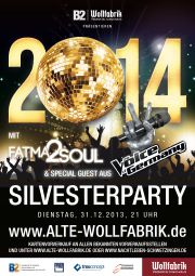 Tickets für Silvesterparty 2014 "Alte Wollfabrik" am 31.12.2013 - Karten kaufen